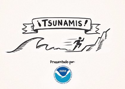 Screenshot of the Tsunami Fast Draw - Spanish Version